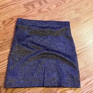 Forever 21 Silver sparkly skirt